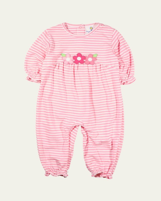 Girl's Stripe Knit Longall, Size 3M-24